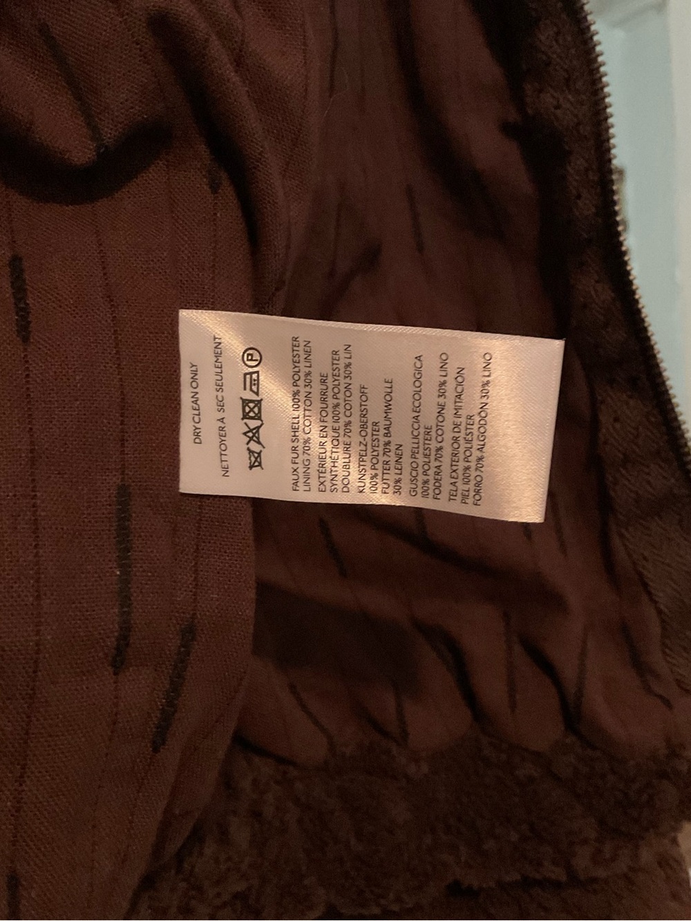 Anthropologie Pilcro Textured Faux Fur Jacket - Picture 5 of 6